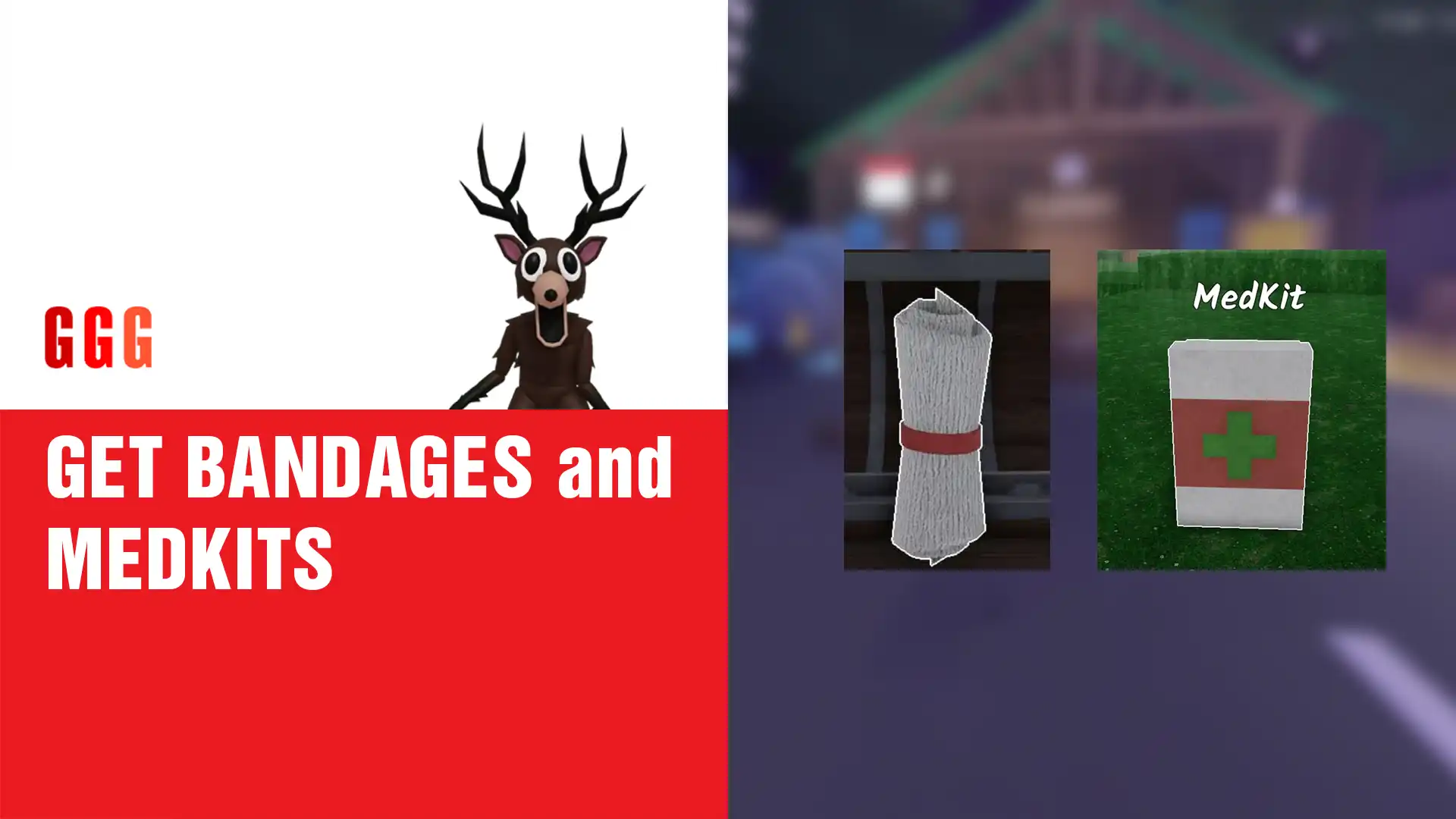3 GET BANDAGES and MEDKITS In 99 Nights In The Forest