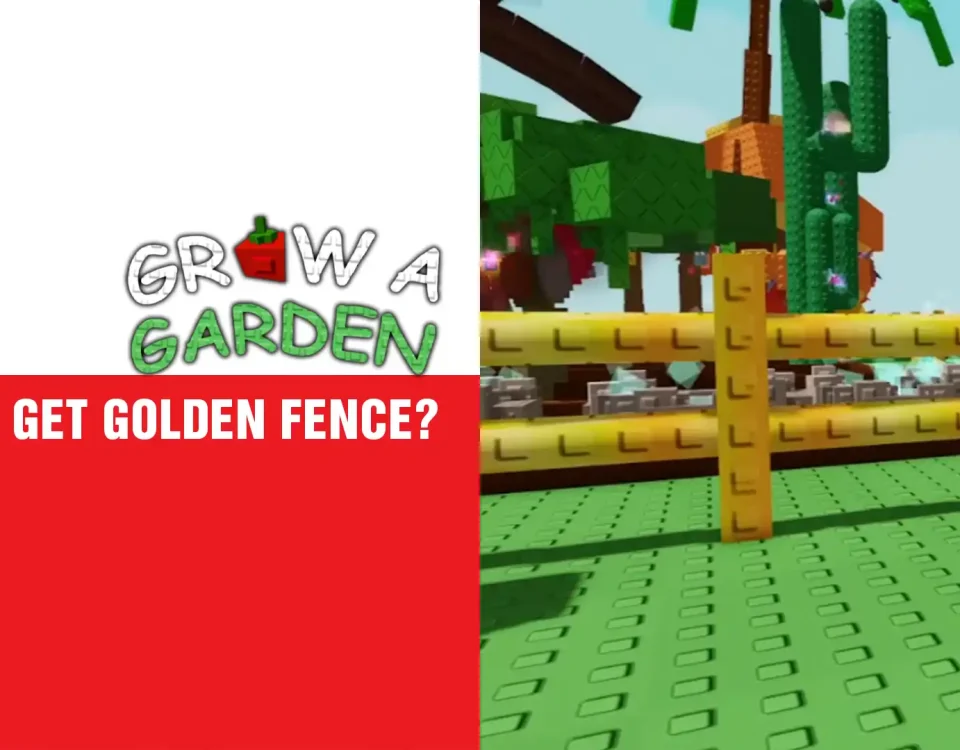 3 GET GOLDEN FENCE In Grow A Garden