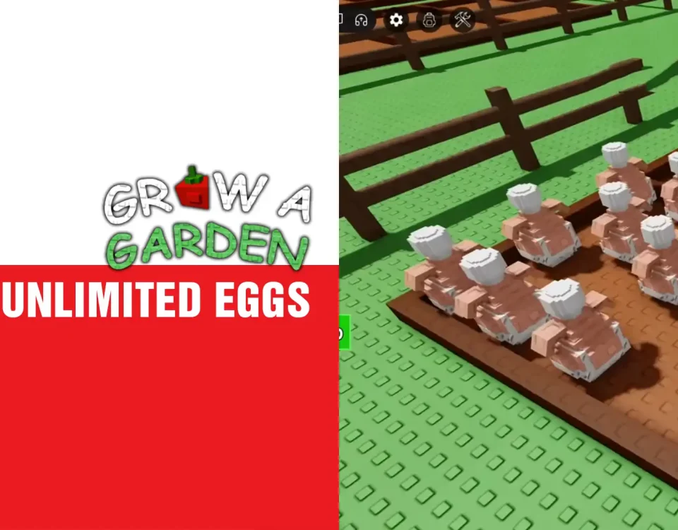 3 GROW A GARDEN Farm UNLIMITED EGGS
