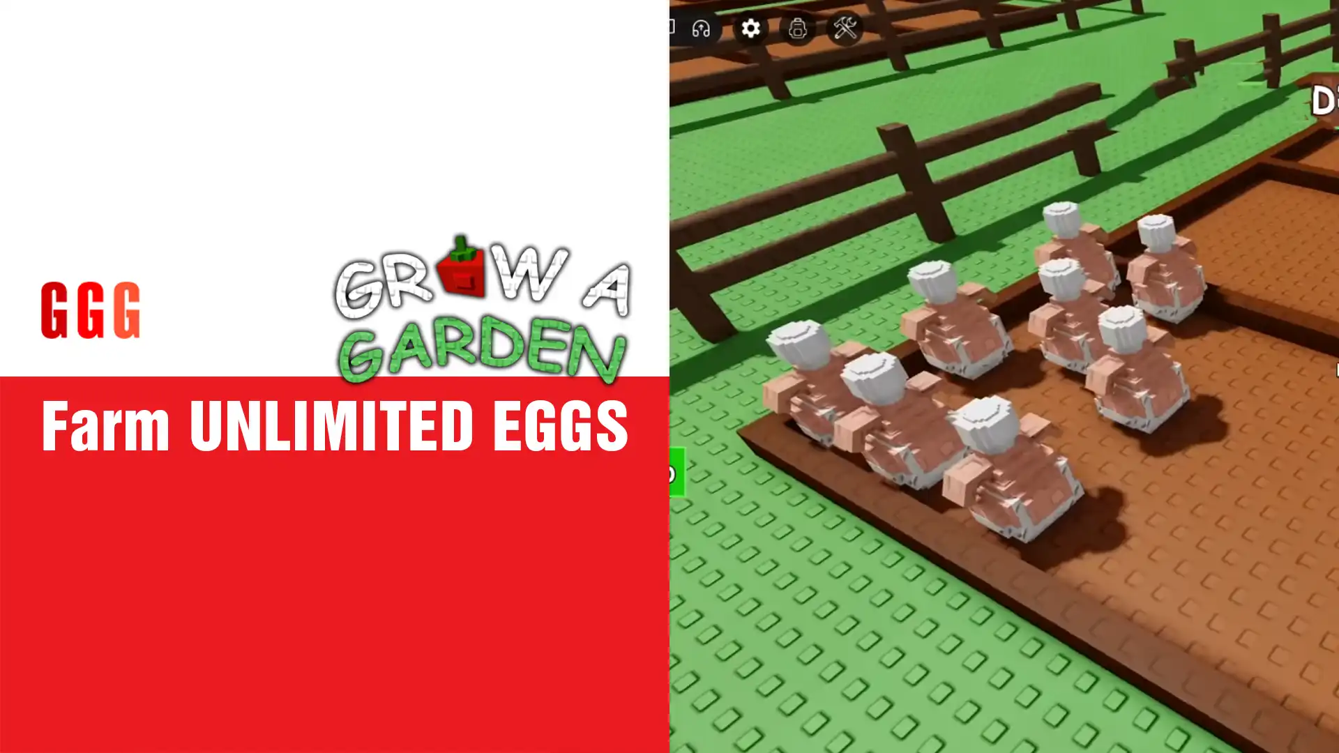 3 GROW A GARDEN Farm UNLIMITED EGGS