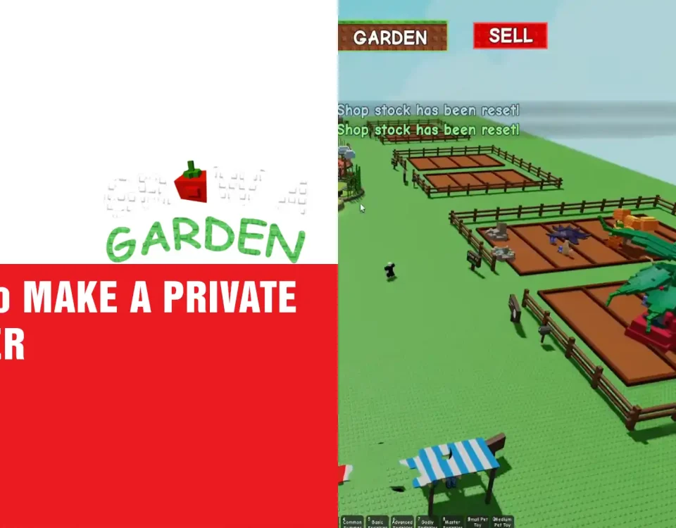 3 MAKE A PRIVATE SERVER In Grow a Garden