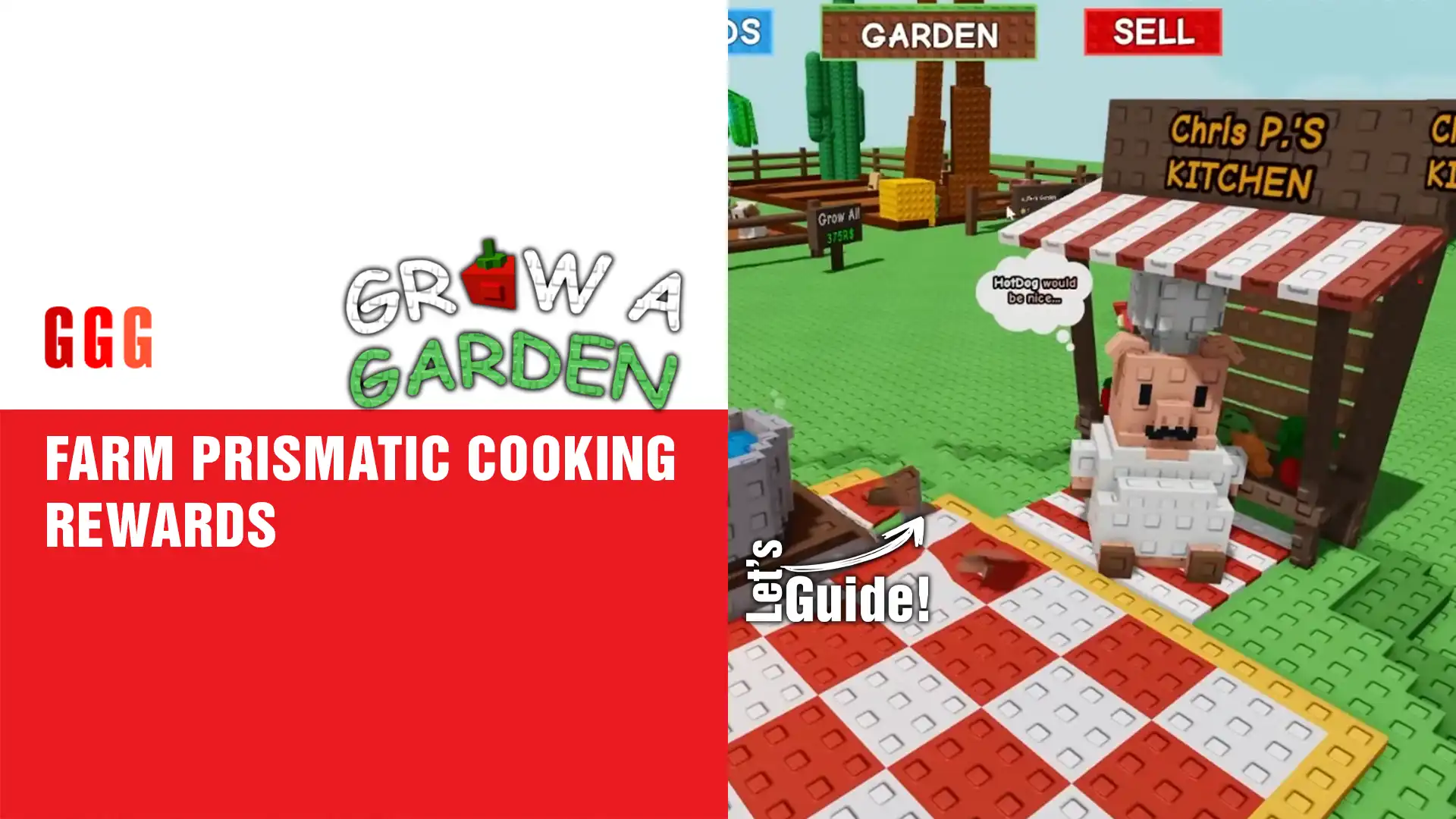 4 FARM PRISMATIC COOKING REWARDS in Grow a Garden