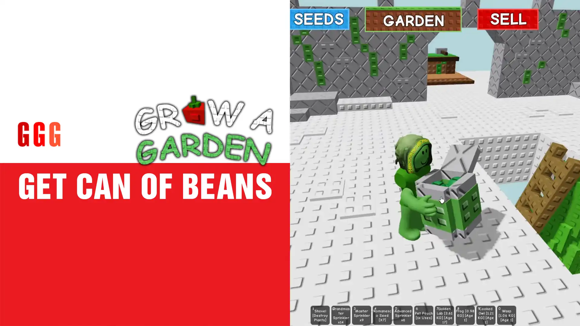 4 GET CAN OF BEANS In Grow A Garden