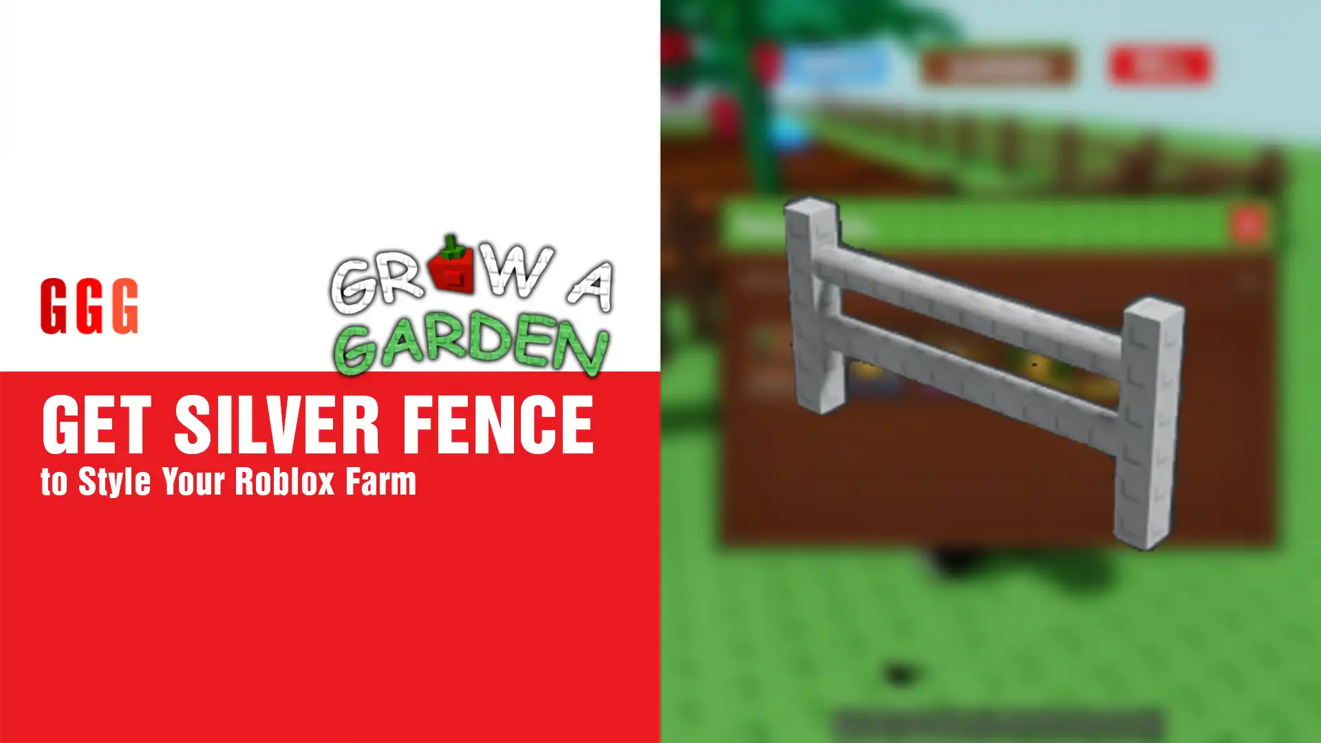 4 GET SILVER FENCE In Grow A Garden