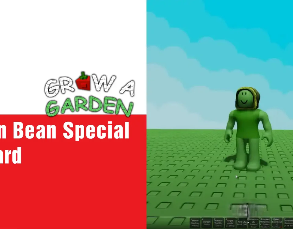 4 Green Bean Special Reward in Grow A Garden