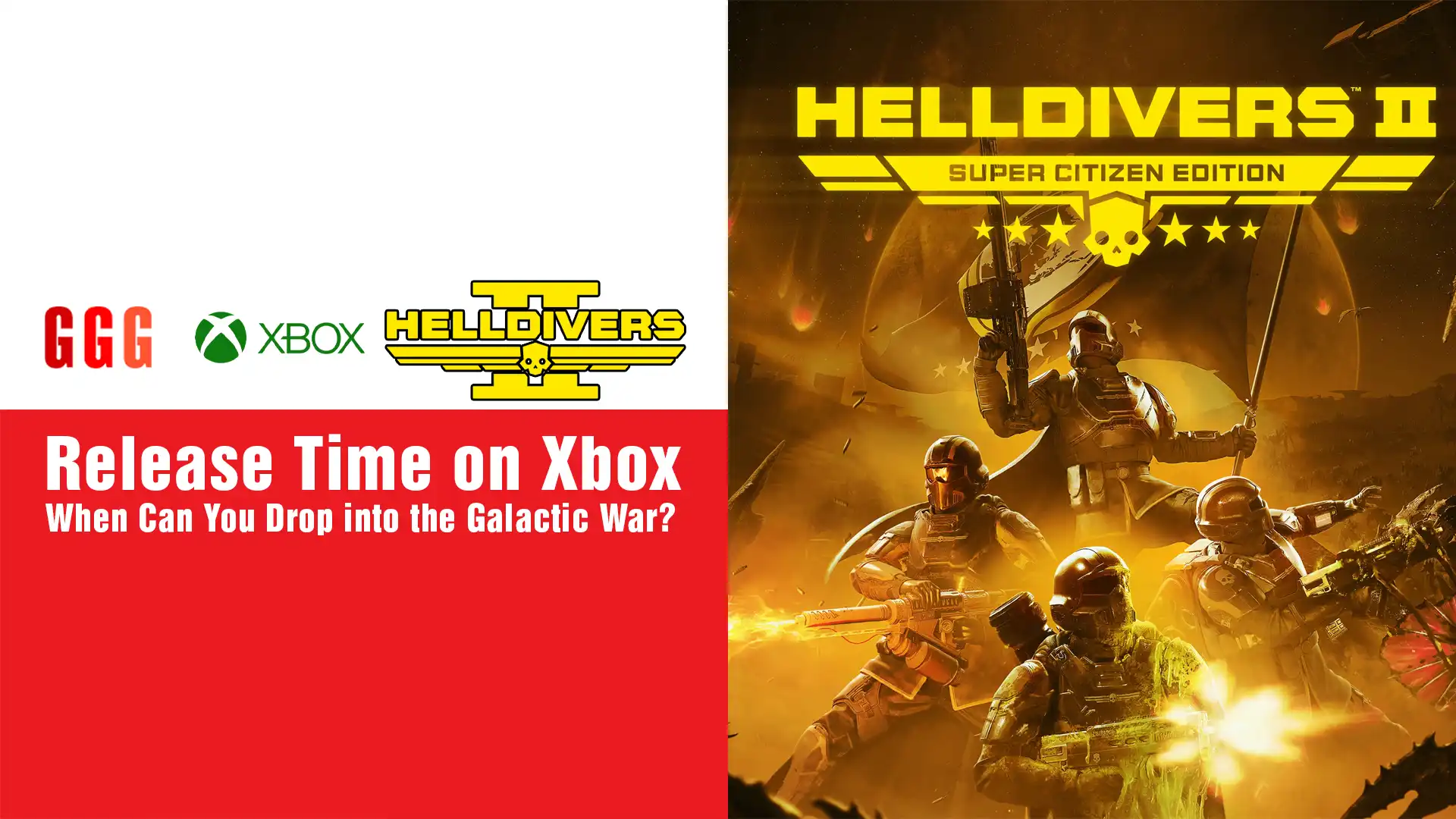 4 Helldivers 2 Release Time on Xbox