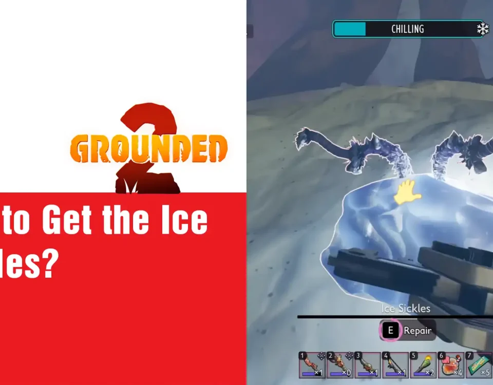5 Get the Ice Sickles in Grounded 2