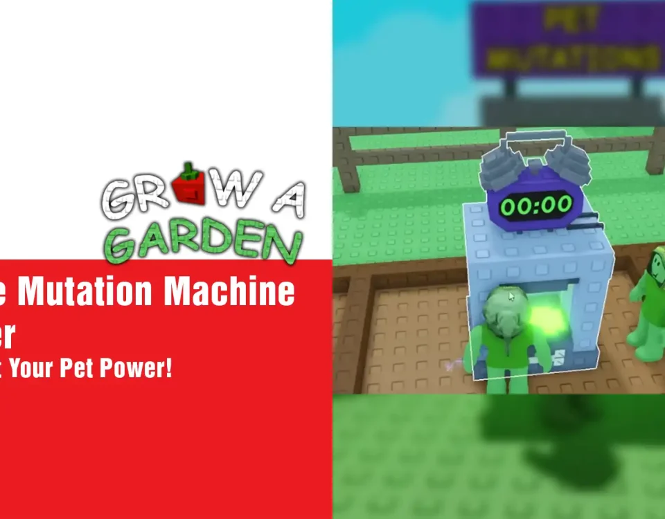 5 get the Mutation Machine Booster in Grow a Garden