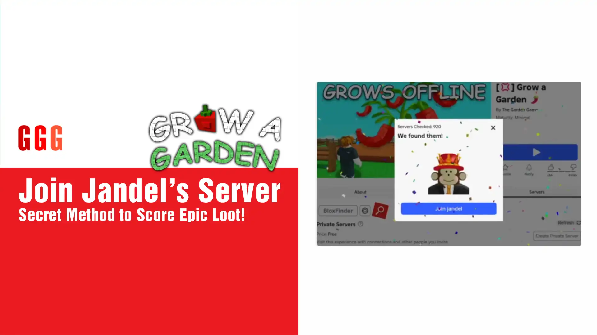 5 Join Jandel Server in Grow a Garden