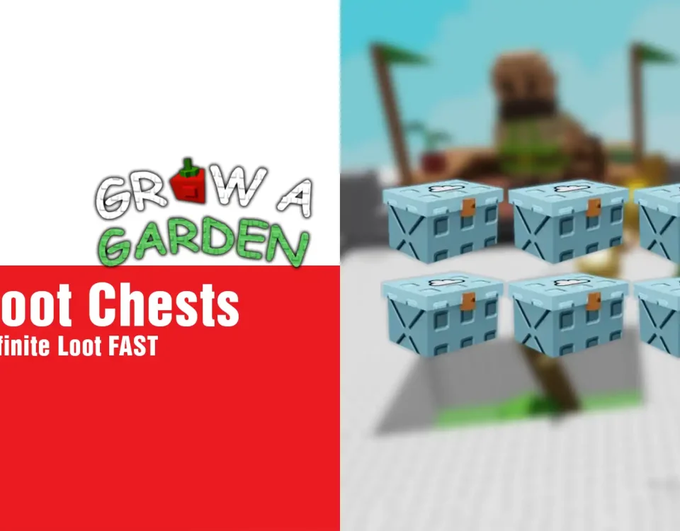 6 farm Skyroot Chests in Grow a Garden