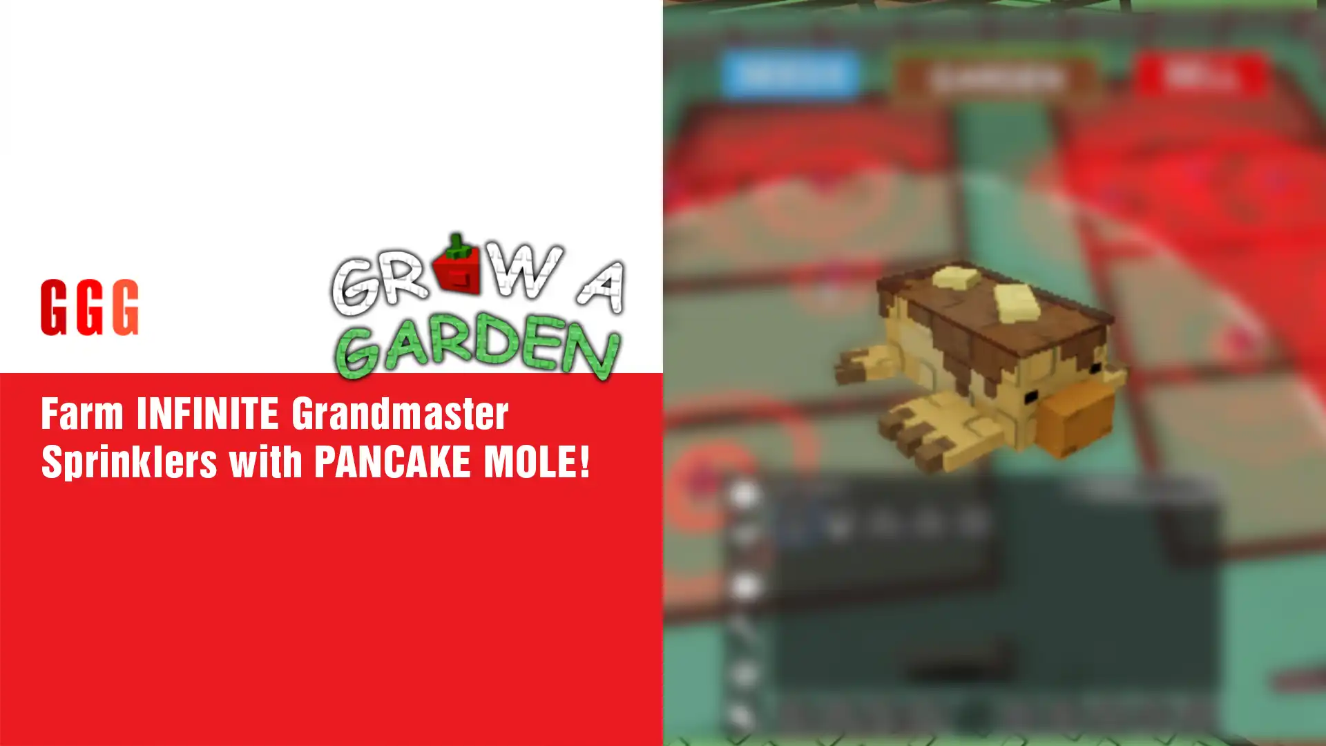 6 GROW A GARDEN PANCAKE MOLE