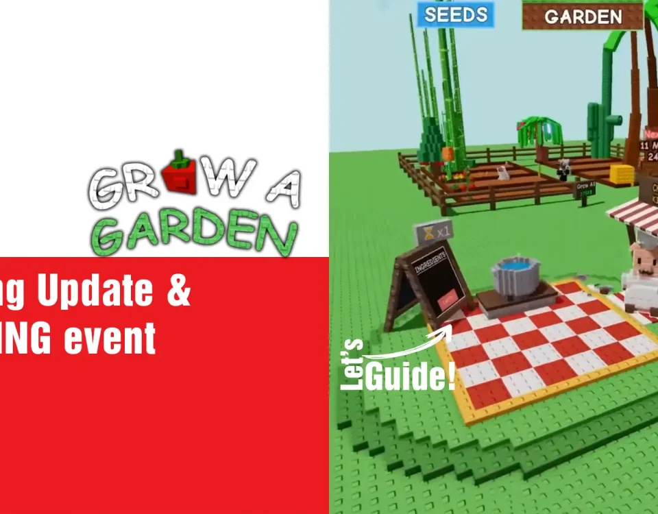 8 Grow a Garden COOKING Update full guide