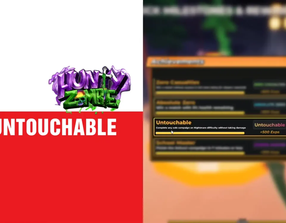 9 Get UNTOUCHABLE Title in Hunty Zombies