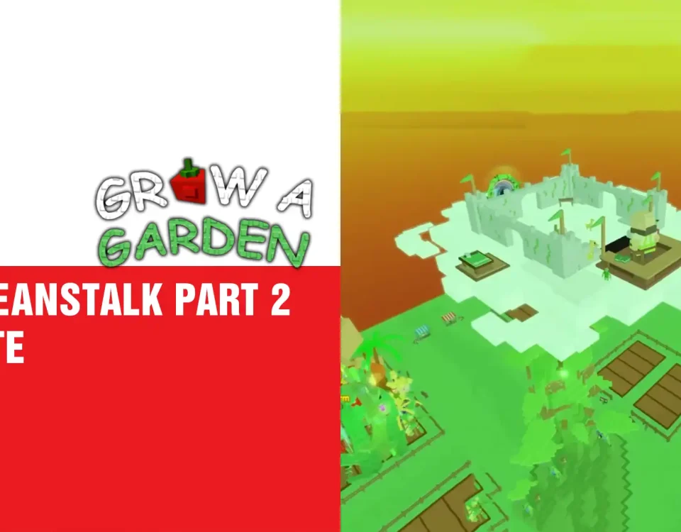 9 Grow A Garden The BEANSTALK PART 2 UPDATE