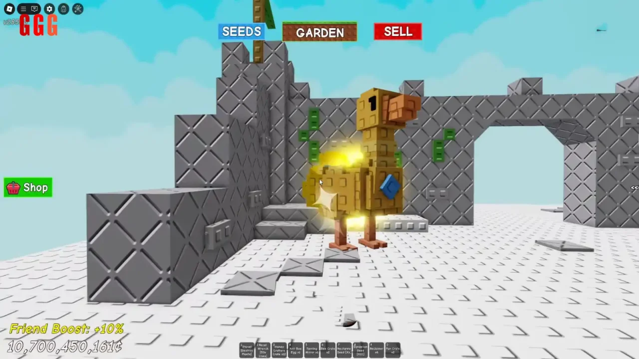Get Golden Goose Pet in Grow A Garden