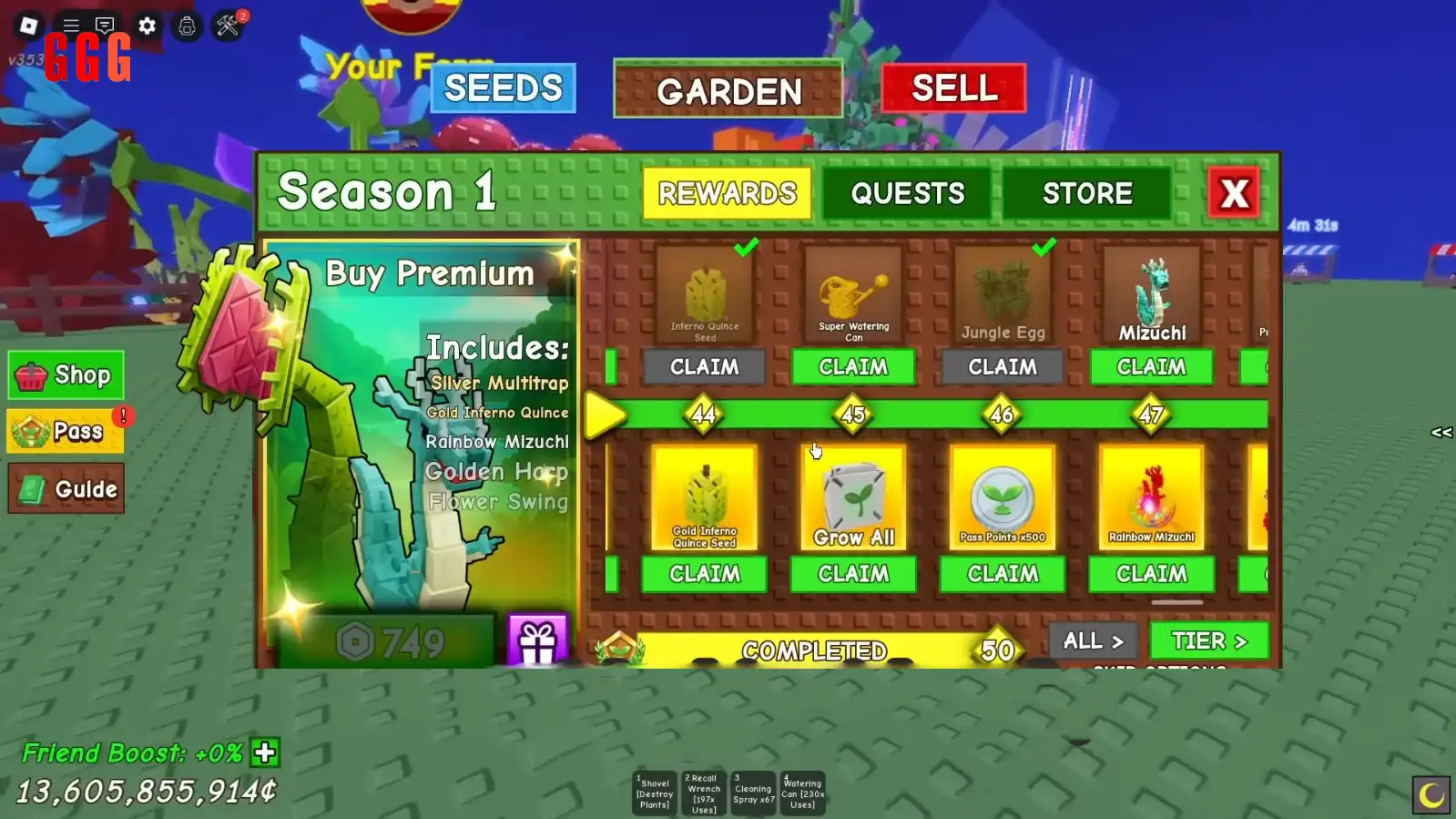 1 GROW A GARDEN SEED STAGES UPDATE Full Guide