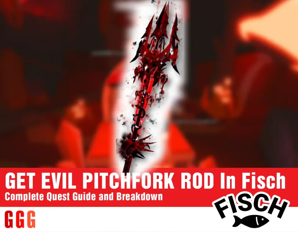 10 GET EVIL PITCHFORK ROD In Fisch