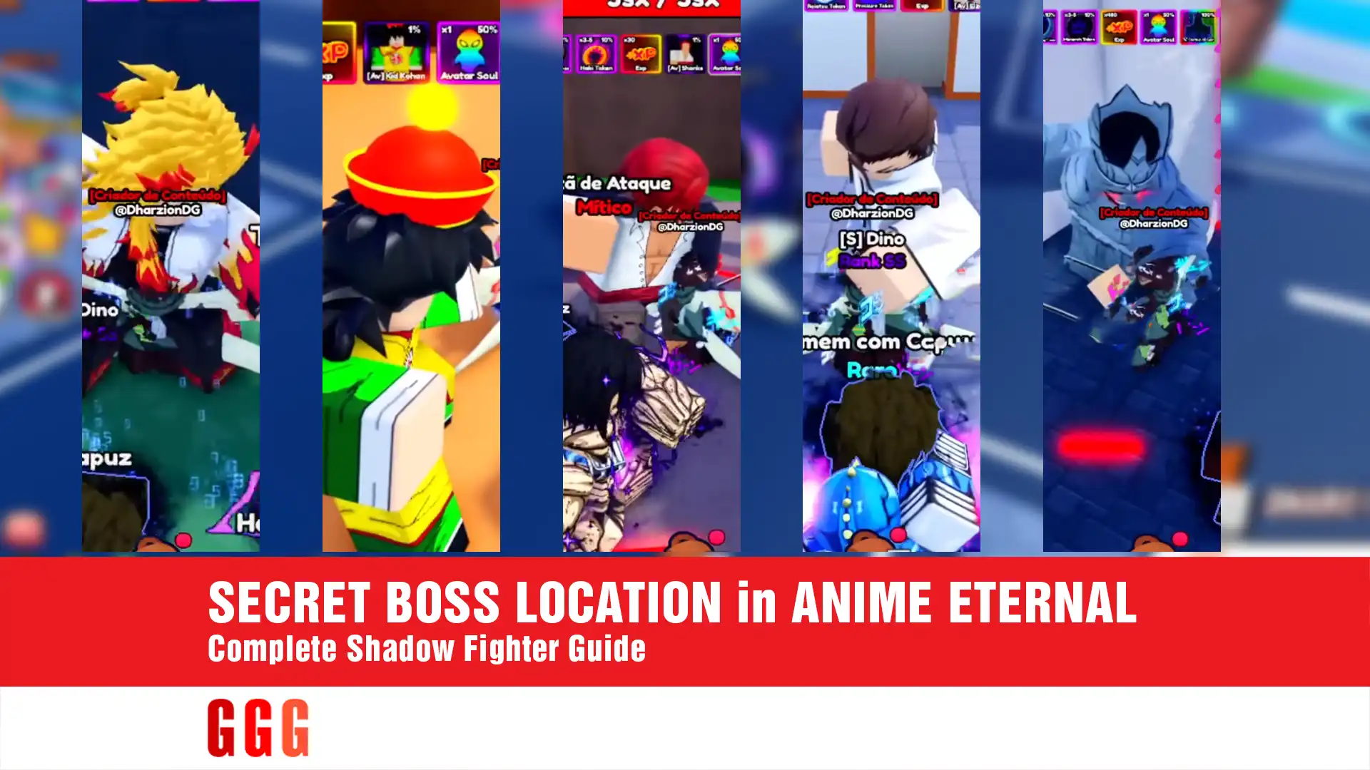 10 SECRET BOSS LOCATION in ANIME ETERNAL