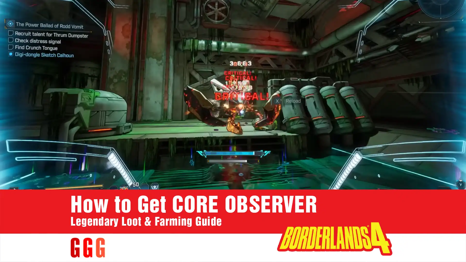 12 Get CORE OBSERVER in Borderlands 4