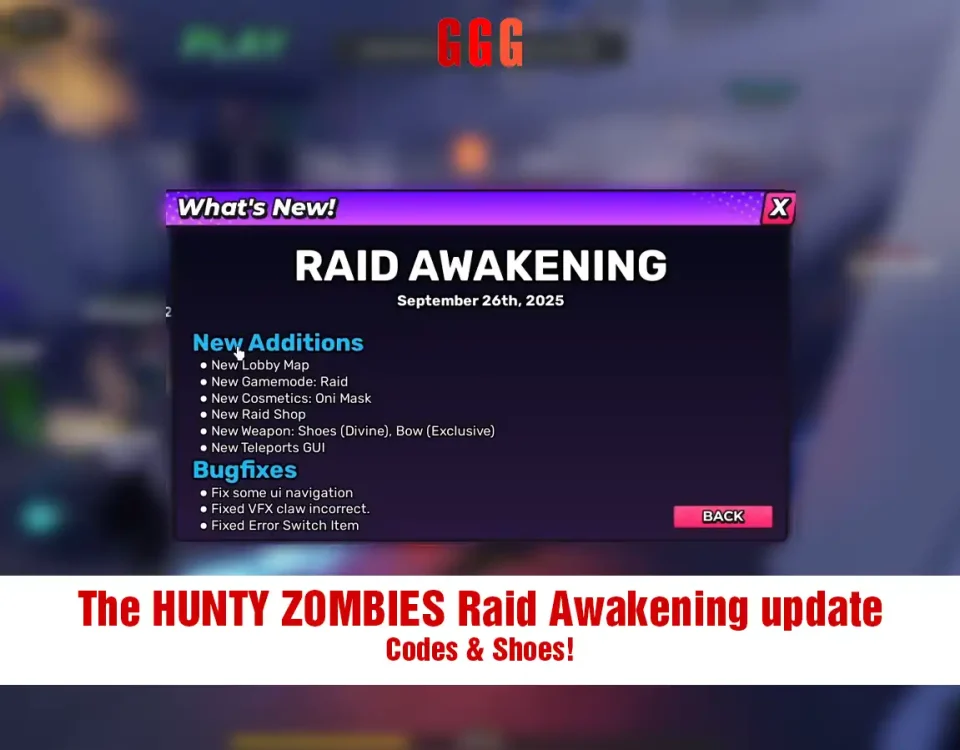 2 HUNTY ZOMBIES Raid Awakening Update