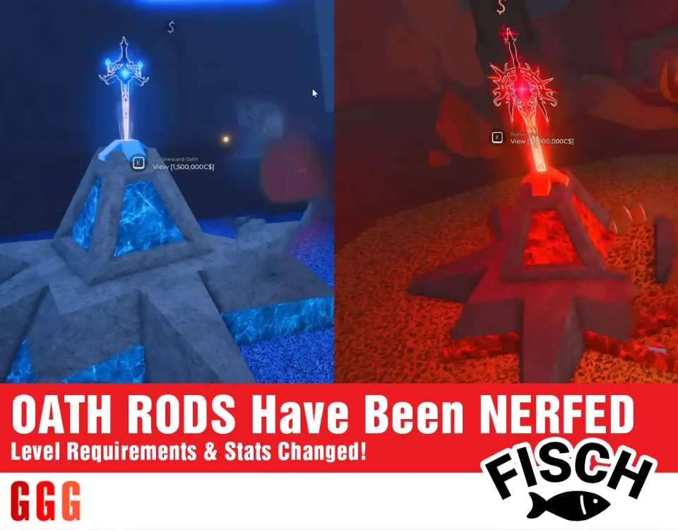 2 OATH RODS Have Been NERFED In Fisch