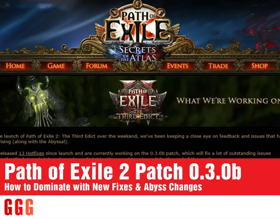 2 Path of Exile 2 Patch 0.3.0b
