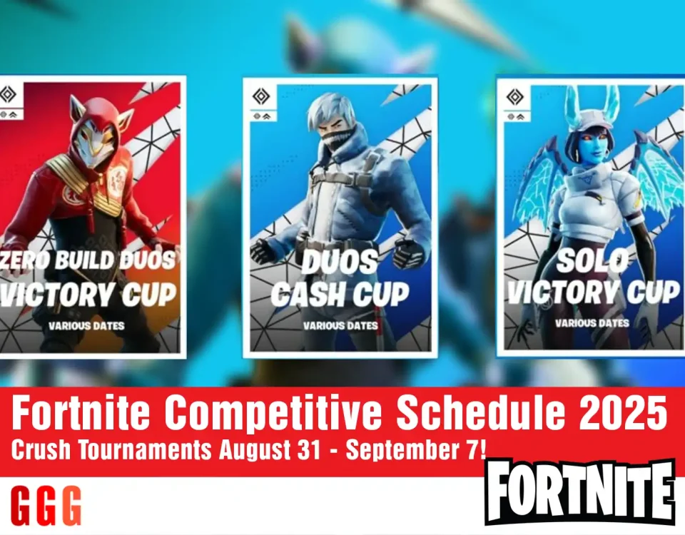3 Fortnite Competitive Schedule 2025