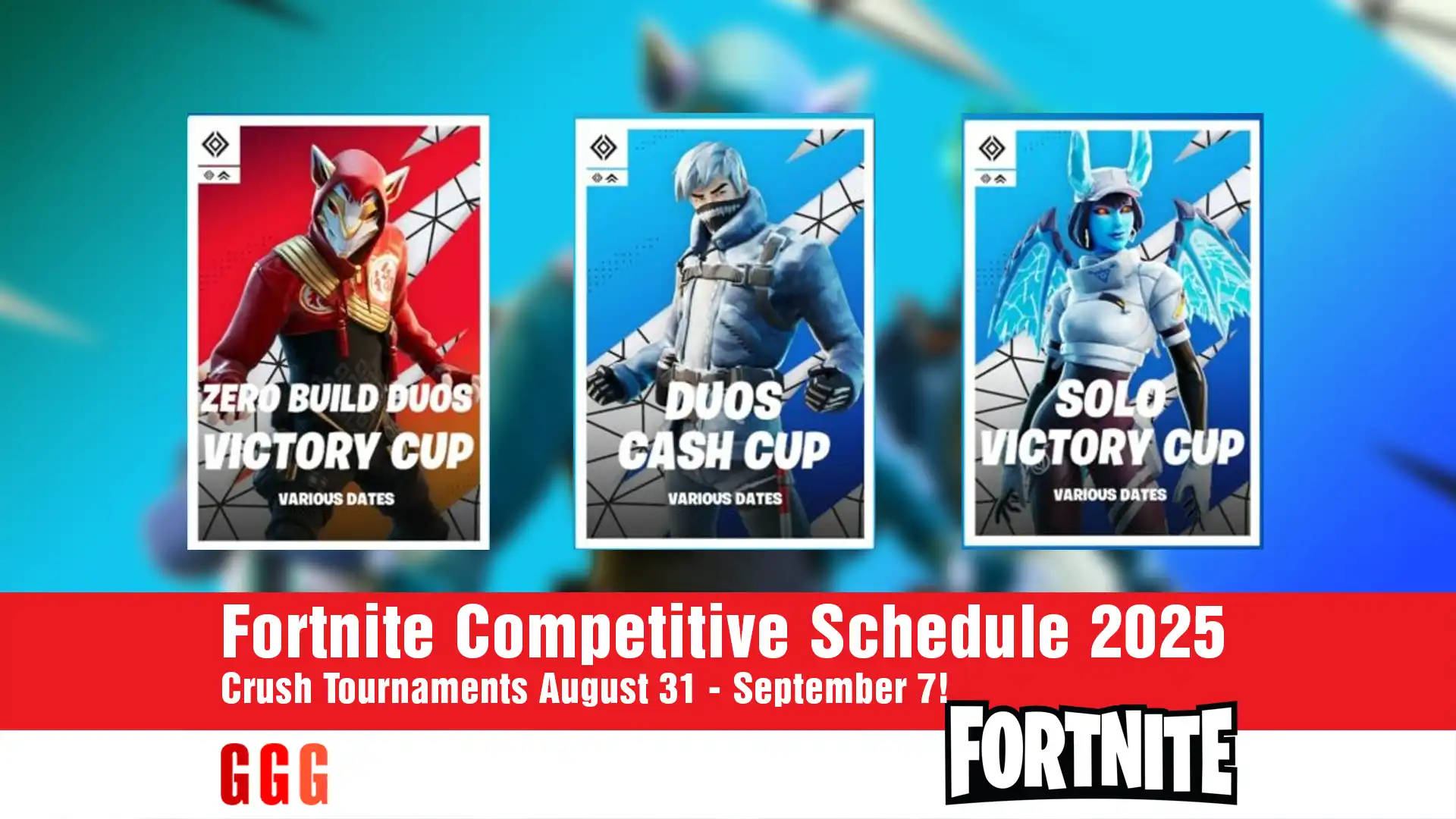 3 Fortnite Competitive Schedule 2025