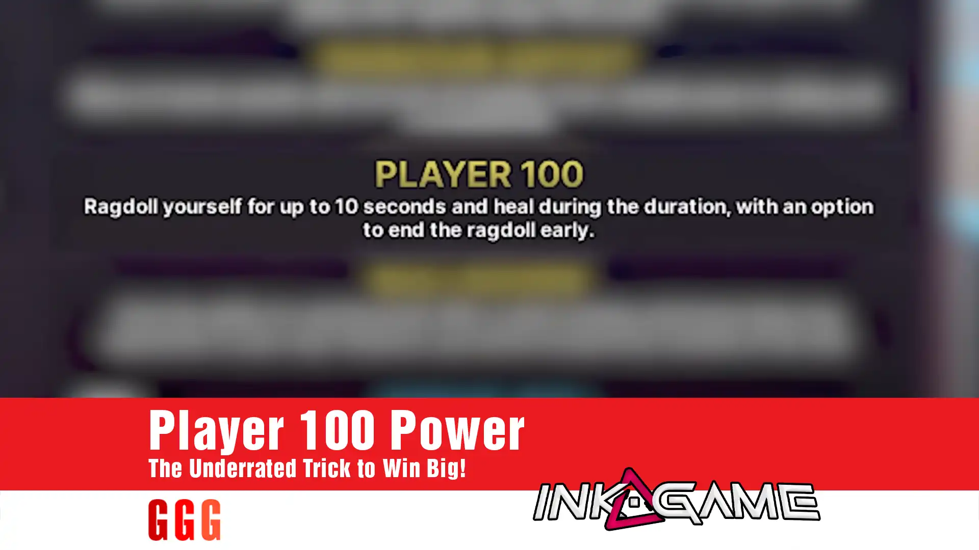 3 Player 100 Power in Ink Game