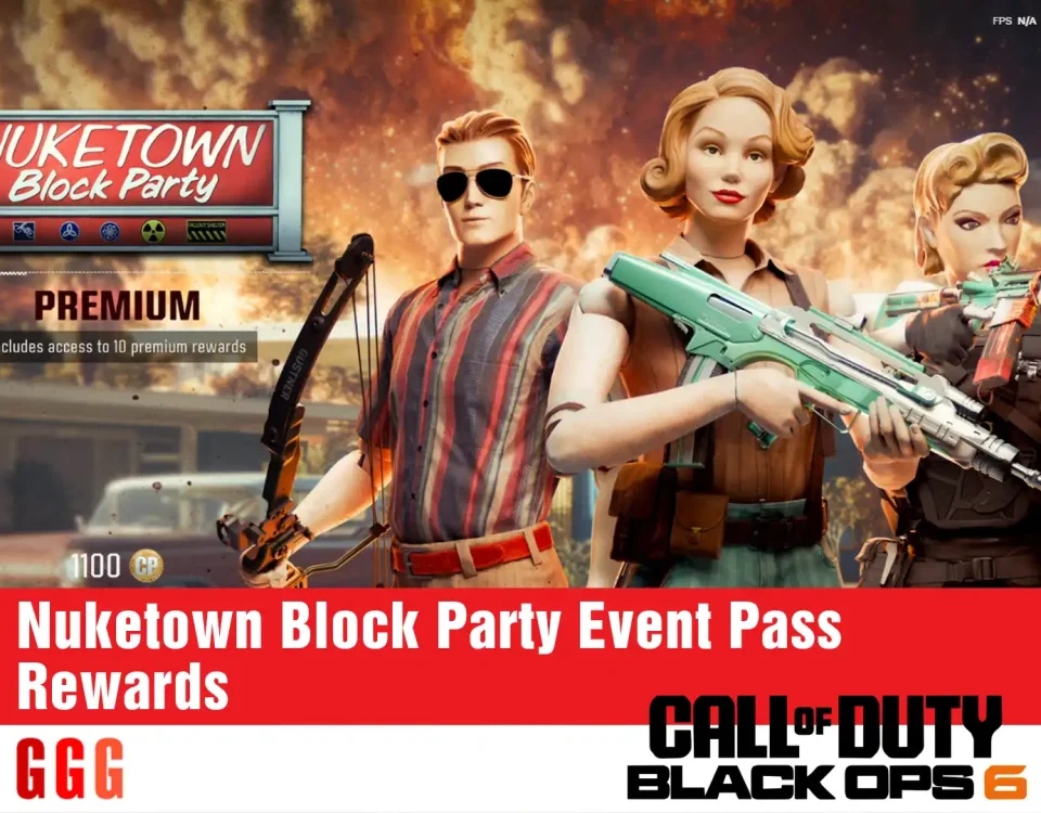3 unlock Nuketown Block Party Event Pass Rewards