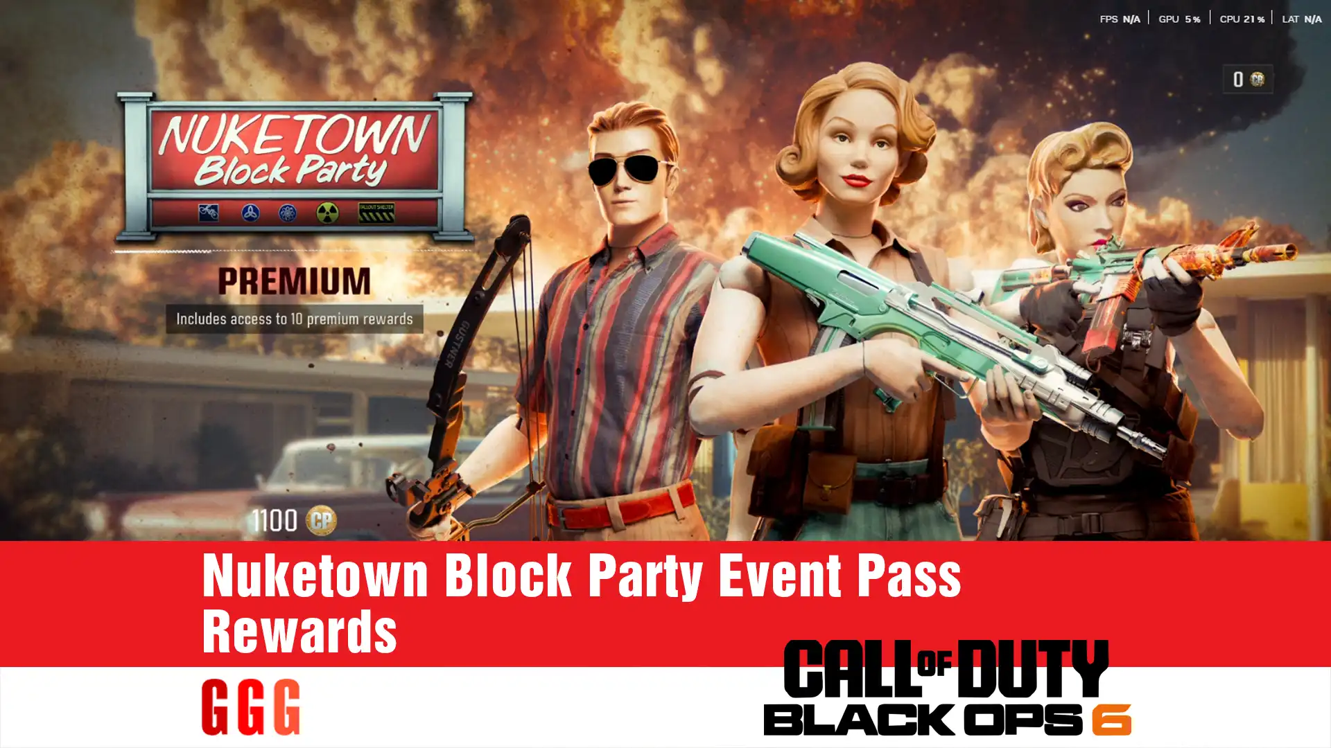 3 unlock Nuketown Block Party Event Pass Rewards
