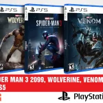 4 SPIDER MAN 3 2099, WOLVERINE, VENOM ED in PS5