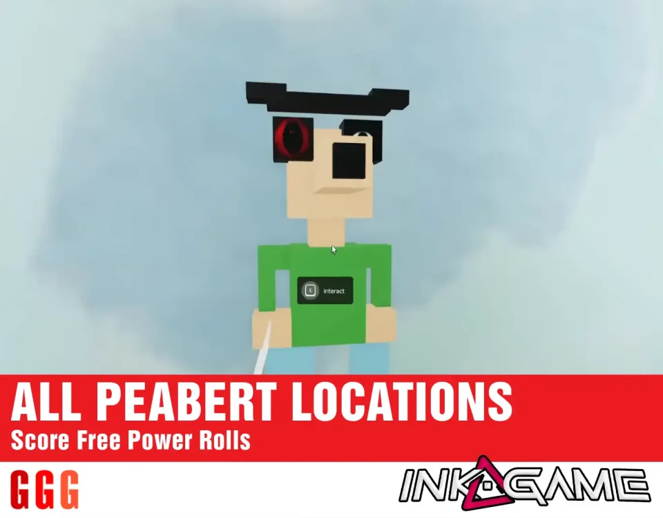 4 ALL PEABERT LOCATIONS in Ink Game