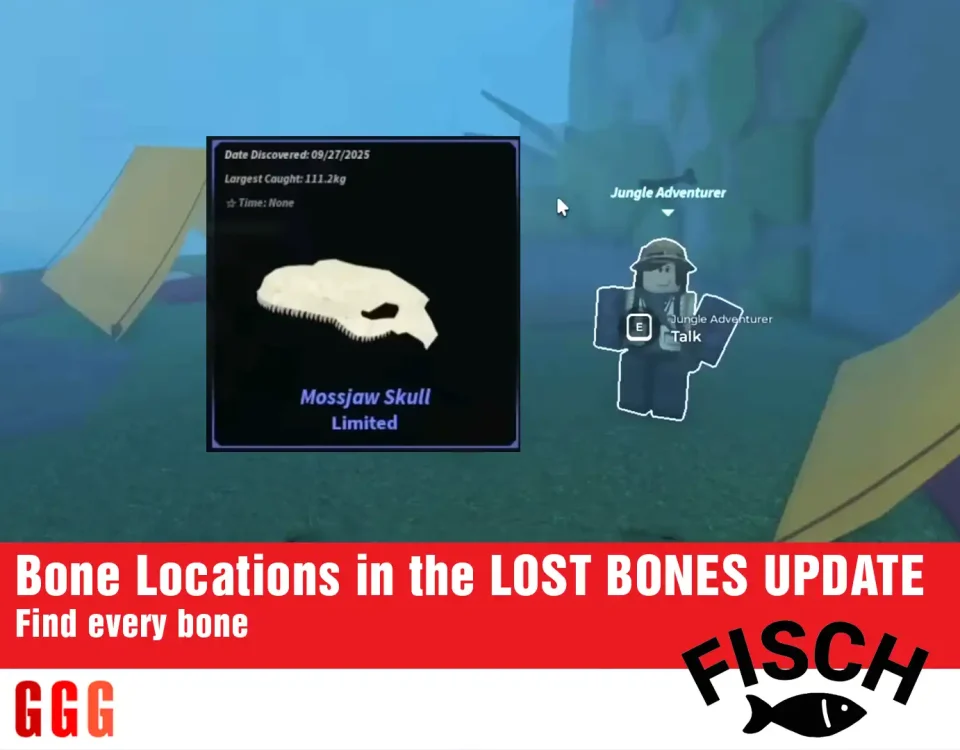4 LOST BONES UPDATE In Fisch