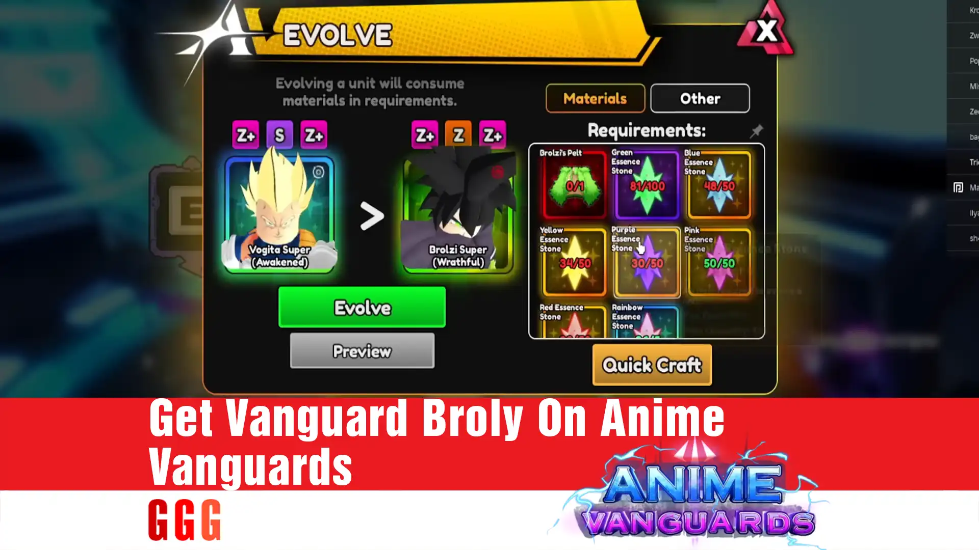 5 Get Vanguard Broly On Anime Vanguards
