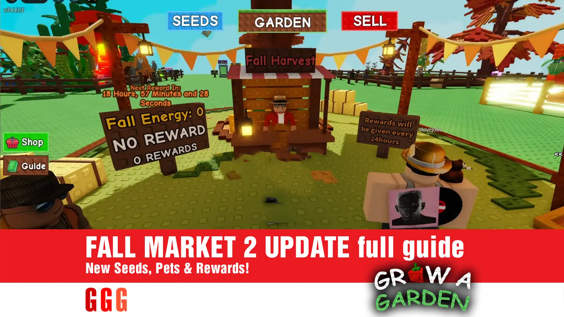 7 Grow A Garden FALL MARKET 2 UPDATE full guide