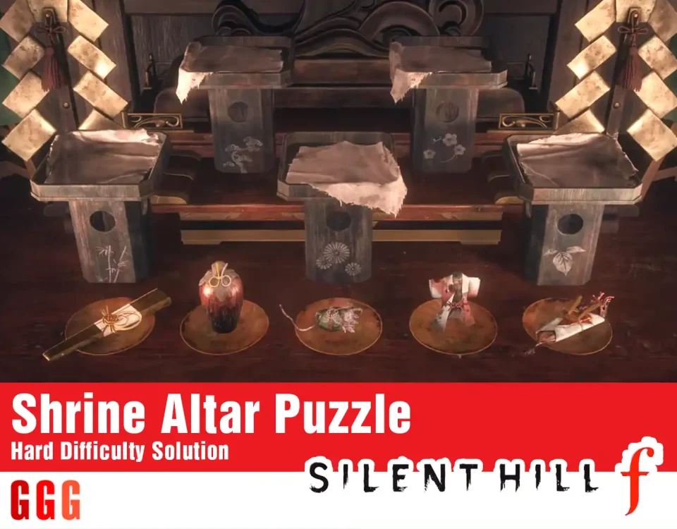 7 Silent Hill f Shrine Altar Puzzle