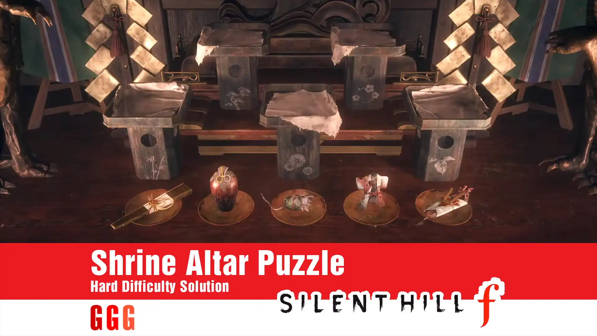 7 Silent Hill f Shrine Altar Puzzle