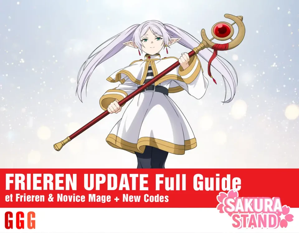 8 SAKURA STAND FRIEREN UPDATE Full Guide