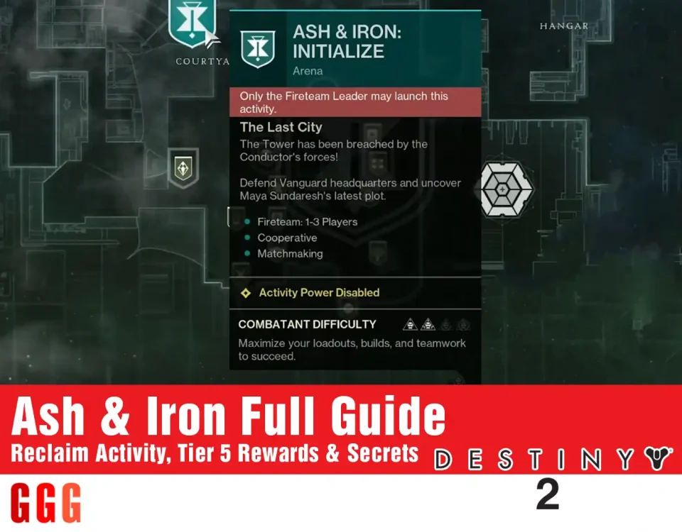 9 Destiny 2 Ash and Iron full guide