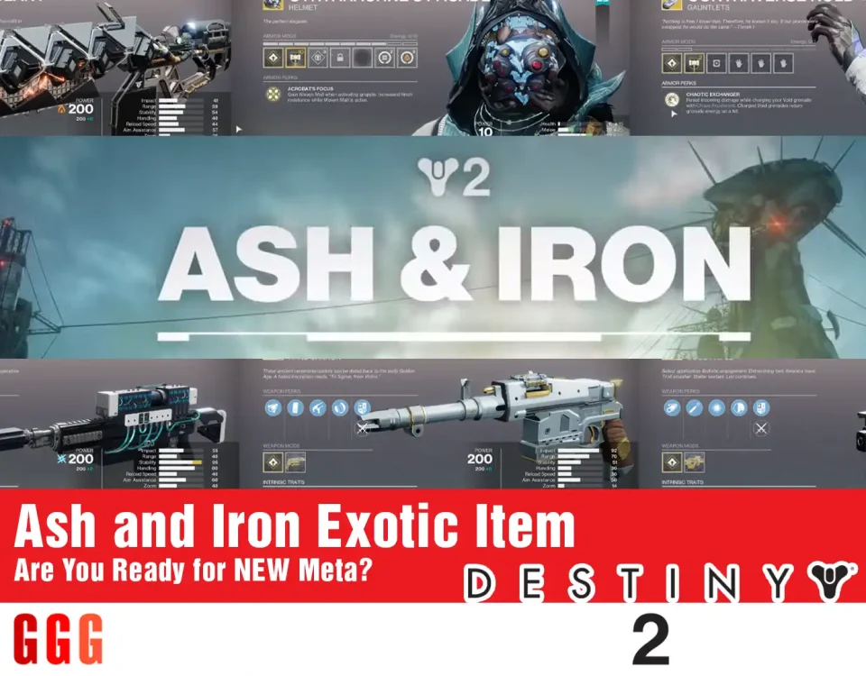 9 Destiny2 Ash and Iron Exotic Item