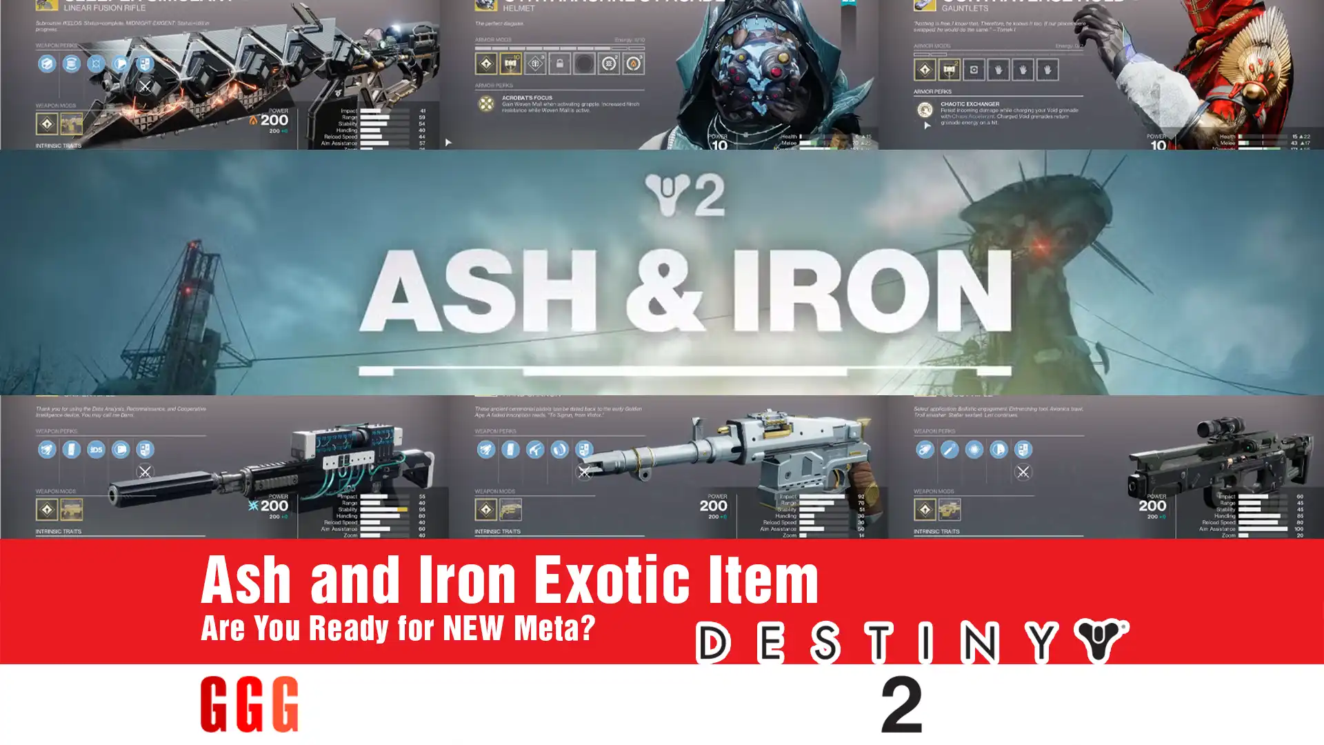 9 Destiny2 Ash and Iron Exotic Item