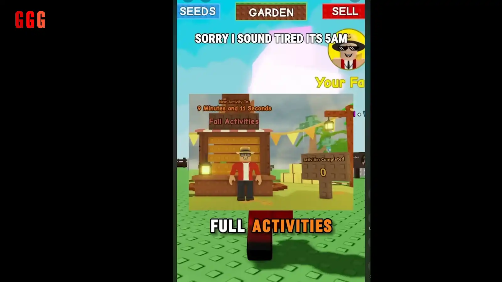 New Activities & Cosmetics in Fall Market Part 2 Update in Grow a Garden