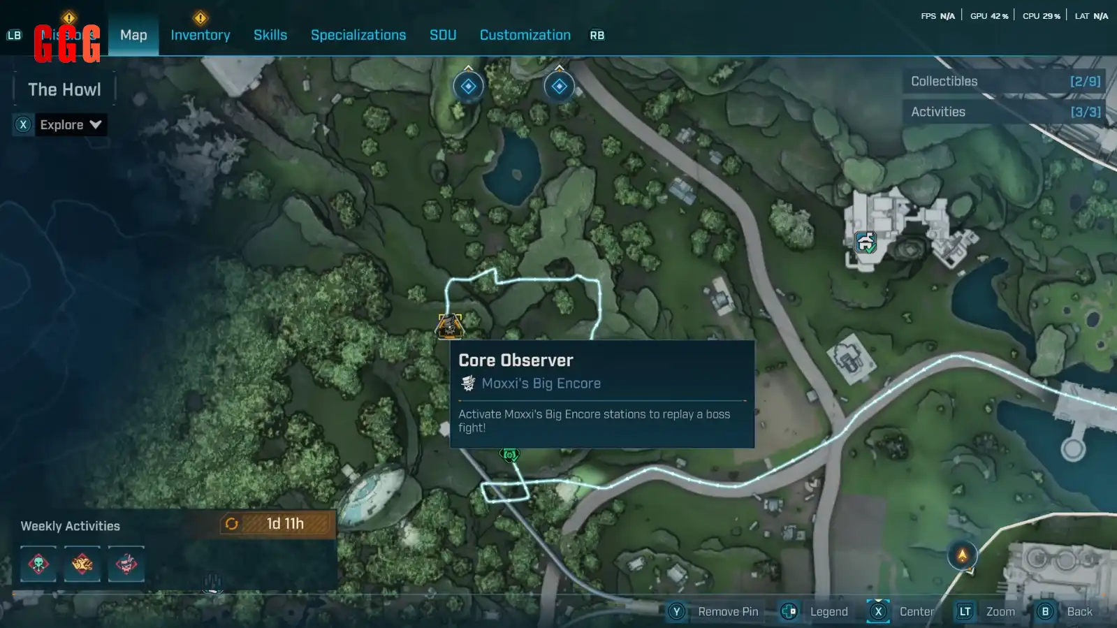 Where to Find Core Observer in The Fade Fields
