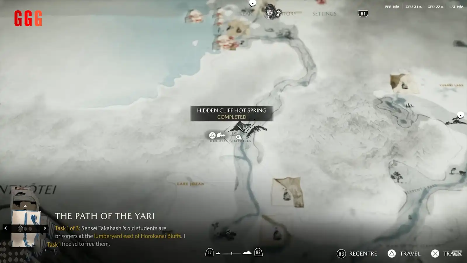 1 every Hot Spring Location in Ghost of Yotei