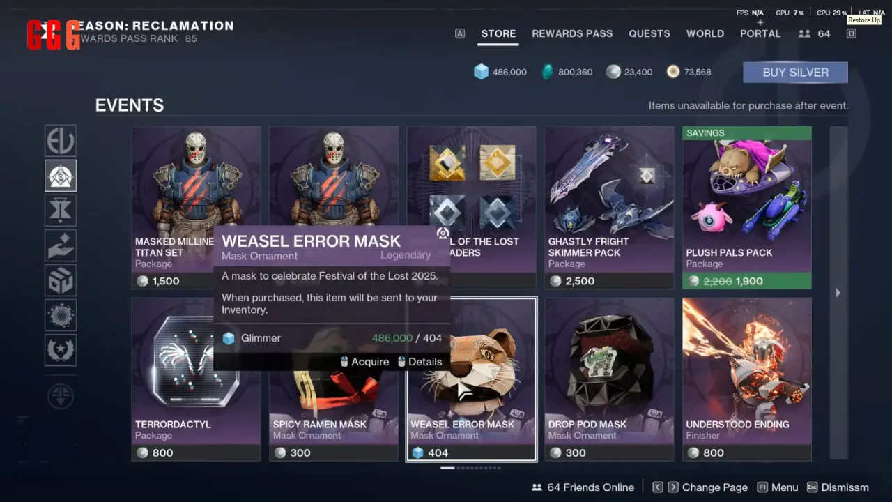 2 Destiny 2 Festival of the Lost 2025