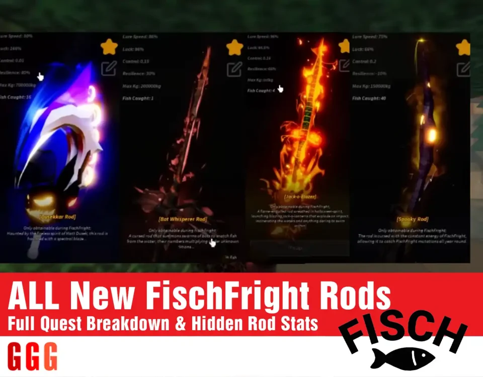 A Guide to ALL New FischFright Rods in fisch 13 3 ALL New FischFright Rods in fisch