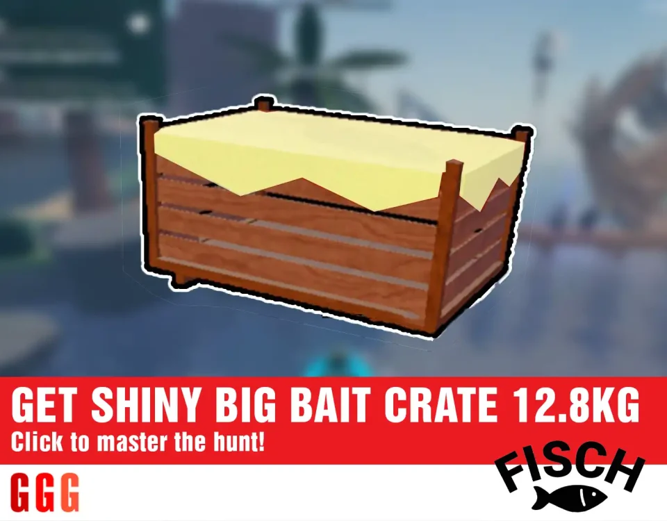 3 GET SHINY BIG BAIT CRATE 12.8KG In Fisch