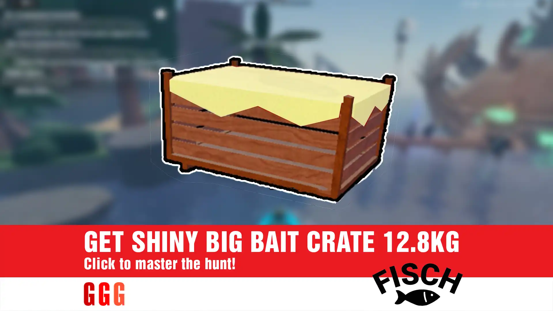 3 GET SHINY BIG BAIT CRATE 12.8KG In Fisch