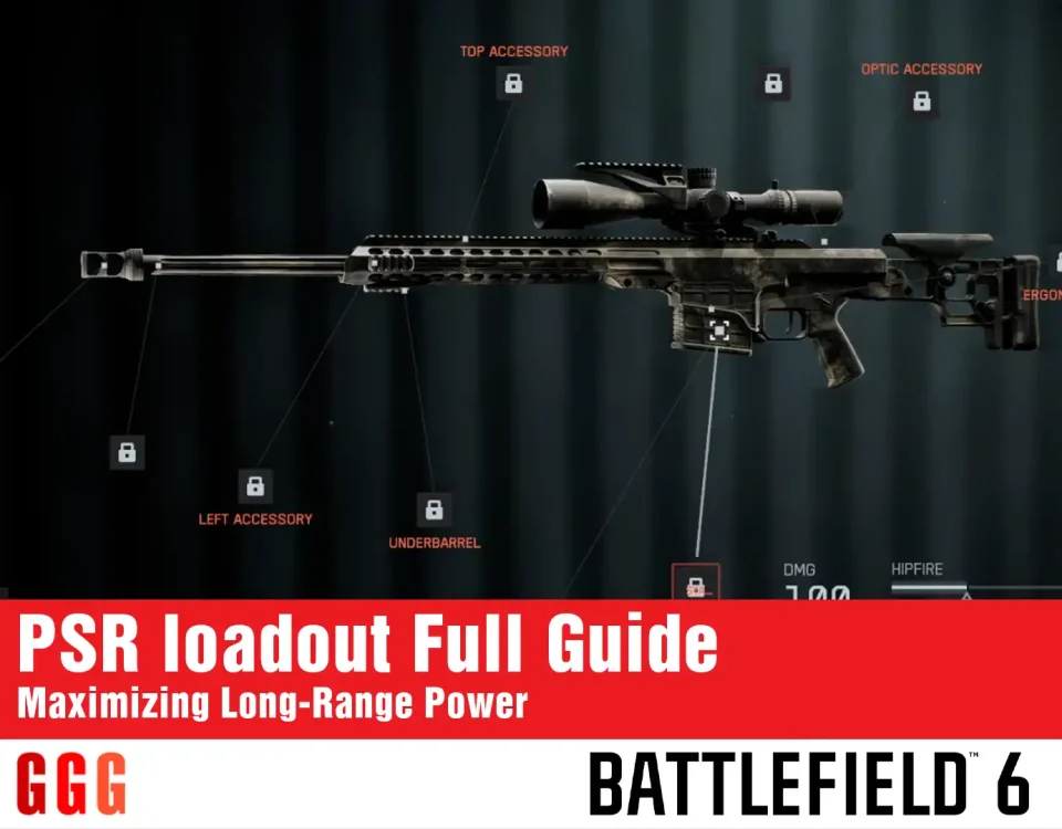 3 PSR loadout in Battlefield 6